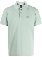 Alpha Tauri polo en coton piqué à logo appliqué - Vert