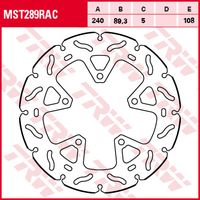 TRW Remschijf, remschijven voor de moto, MST289RAC