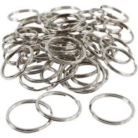 Creativ Company Sleutelhangers, d 30 mm, 80 stuk/ 1 doos