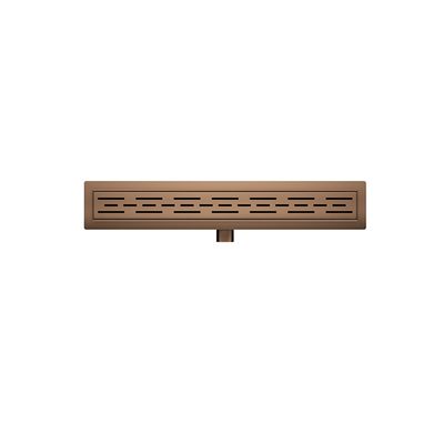 Douchegoot Wiesbaden Met Flens 90x7cm 6.7cm Diep Geborsteld Brons Koper