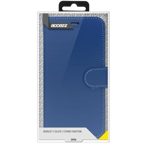 Accezz Wallet Case voor Apple iPhone 14 Max Telefoonhoesje Blauw