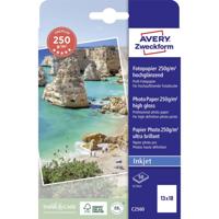 Avery-Zweckform Premium C2560 Fotopapier 13 x 18 cm 250 g/m² 50 vellen Hoogglans