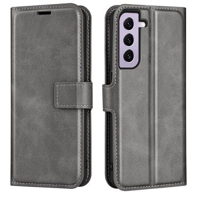 Lunso - Samsung Galaxy S23 - cover bookcase hoes - Grijs