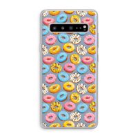 Pink donuts: Samsung Galaxy S10 5G Transparant Hoesje