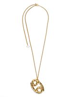 Jil Sander zodiac-sign pendant necklace - Or