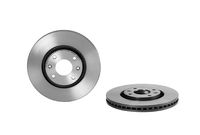 Remschijf COATED DISC LINE BREMBO, Remschijftype: Binnen geventileerd, u.a. fÃ¼r CitroÃ«n, DS, Peugeot, Opel, Toyota