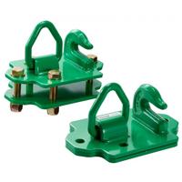 VEVOR 3/8" tractoremmerhaak, klasse 70 gesmeed staal, 2-pack, grijphaak groen