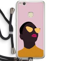 Yellow glasses: Huawei Ascend P10 Lite Transparant Hoesje met koord