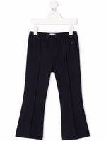 Il Gufo pantalon droit à liserés contrastants - Bleu