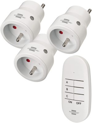 Brennenstuhl Comfort-Line Mini-Schakelaarset | 3x IP20 | FR - 1507071