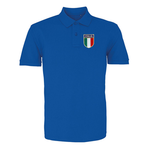 Rugby Vintage - Italië Polo - Blauw