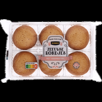 Jumbo Zeeuwse Rondjes met Roomboter 250 g