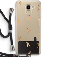 Dans #2: Samsung Galaxy J6 (2018) Transparant Hoesje met koord