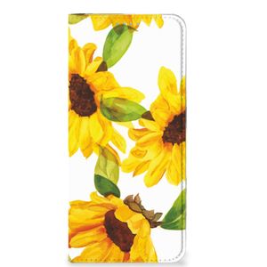 Smart Cover voor OPPO Reno8 Zonnebloemen