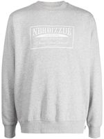 izzue x Neighborhood sweat à logo imprimé - Gris