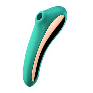 Satisfyer - Dual Kiss Air Pulse Vibrator - Green