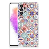 Samsung Galaxy A73 5G | TPU | Siliconen hoesje | Tiles Color
