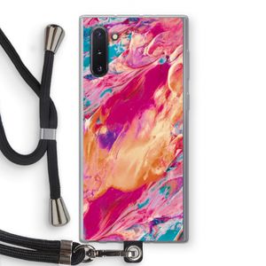 Pastel Echoes: Samsung Galaxy Note 10 Transparant Hoesje met koord