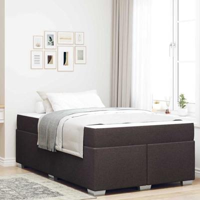 Bedframe Donkerbruin 120 x 190 cm Stof