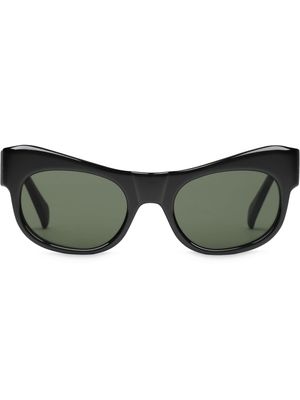 Gucci Eyewear lunettes de soleil à monture rectangulaire - Noir