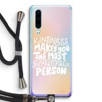 The prettiest: Huawei P30 Transparant Hoesje met koord