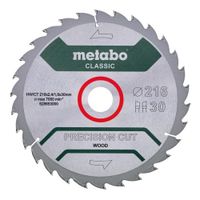 Metabo Accessoires Cirkelzaagblad | Precision Cut Classic | 216x30mm | Z30 WZ 22°/B - 628653000 - thumbnail