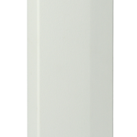 MDF Traditionele neut (aflopend) wit gegrond 105x28mm - lengte 50cm