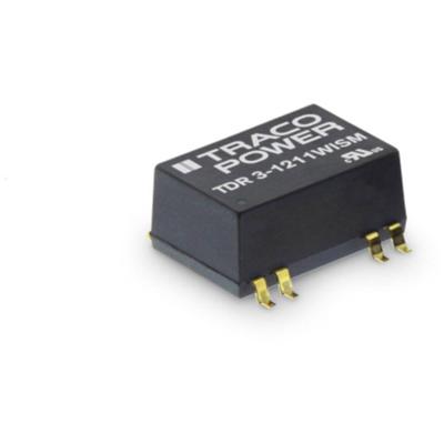 TracoPower TDR 3-2412WISM DC/DC-converter, print 24 V/DC 12 V/DC 250 mA 3 W Aantal uitgangen: 1 x Inhoud 1 stuk(s)