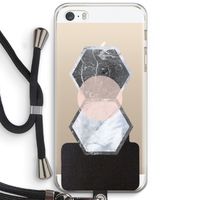 Creatieve toets: iPhone 5 / 5S / SE Transparant Hoesje met koord