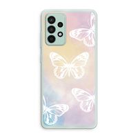White butterfly: Samsung Galaxy A52s 5G Transparant Hoesje