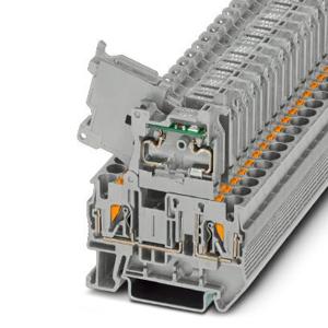 Phoenix Contact PT 4-HESILED 24 (5X20) GY/GY 1058860 Zekering-serieklem 0.2 mm² 6 mm² Grijs 50 stuk(s)