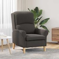 Fauteuil Donkergrijs 76 x 94 x 102 cm Stof