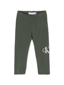 Calvin Klein Kids legging à motif monogrammé - Vert