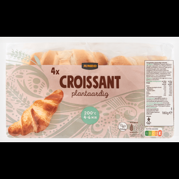Jumbo Croissant Plantaardig 4 Stuks