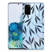 Samsung Galaxy S20 Plus TPU Case Leaves Blue