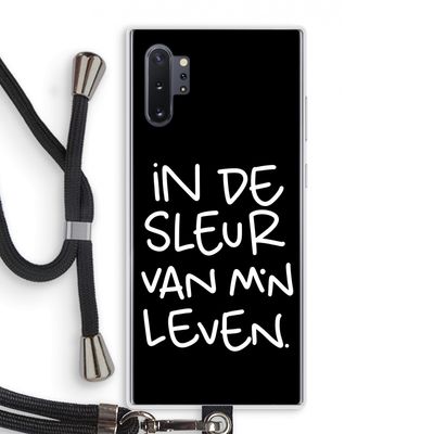 De Sleur: Samsung Galaxy Note 10 Plus Transparant Hoesje met koord