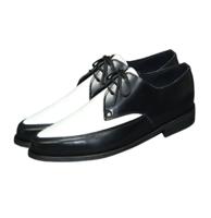 Steel Ground Simpsons Jam Shoes Box Leather Black White-46 Steel Ground Simpsons Jam Shoes Box Leather Black White-46
