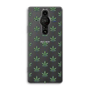 Weed: Sony Xperia Pro-I Transparant Hoesje