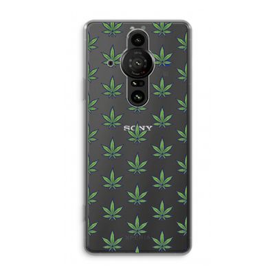 Weed: Sony Xperia Pro-I Transparant Hoesje