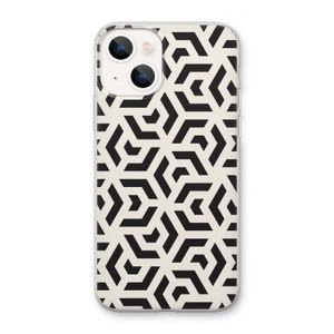 Crazy pattern: iPhone 13 mini Transparant Hoesje