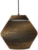 Villa Collection Alk hanglamp bruin - met zwart koord