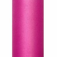 Glitter tule stof - fuchsia - 15 x 900 cm - hobbyartikelen/knutselspullen Glitter tule stof - fuchsia - 15 x 900 cm - hobbyartikelen/knutselspullen