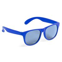 Party zonnebril - blauw - kunststof - UV400 - verkleedbril voor volwassenen