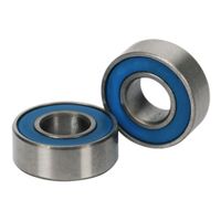 Ball bearings, blue rubber sealed (6x12x4mm) (2) - thumbnail