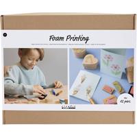 Creativ Company Groepsset schuimdrukken, kaarten en dozen, 1 doos