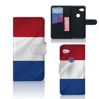 Google Pixel 3A Bookstyle Case Nederlandse Vlag - thumbnail