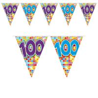 1x Mini slinger versiering 100ste verjaardag