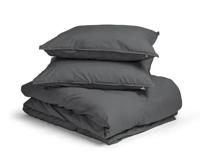 Egyptisch Katoen Dekbedovertrek Uni - Antraciet - 140 x 200/260