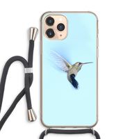Kolibri: iPhone 11 Pro Max Transparant Hoesje met koord