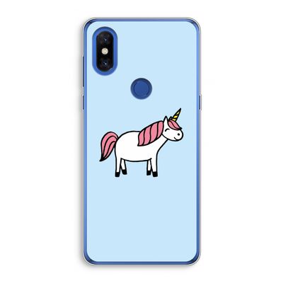 Eenhoorn: Xiaomi Mi Mix 3 Transparant Hoesje